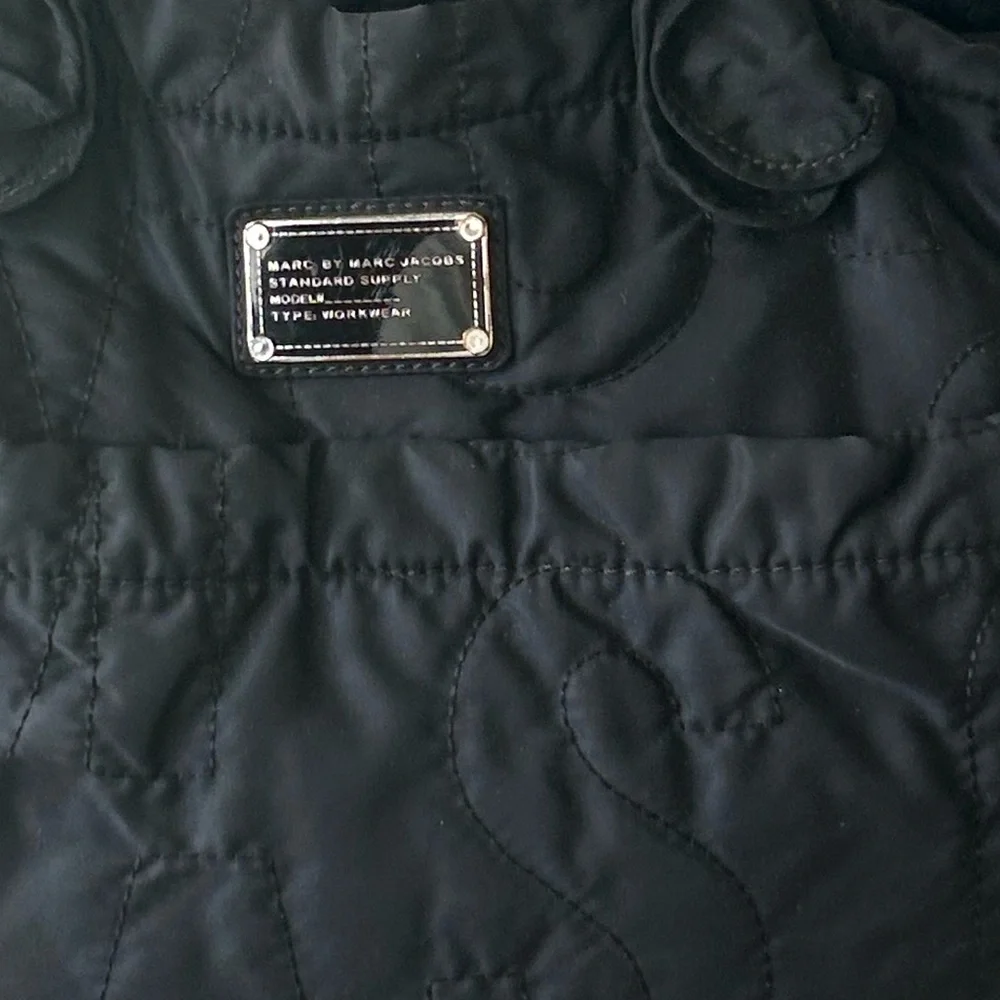 Marc Jacobs Black Quilted Tote Bag shoulder bag_3